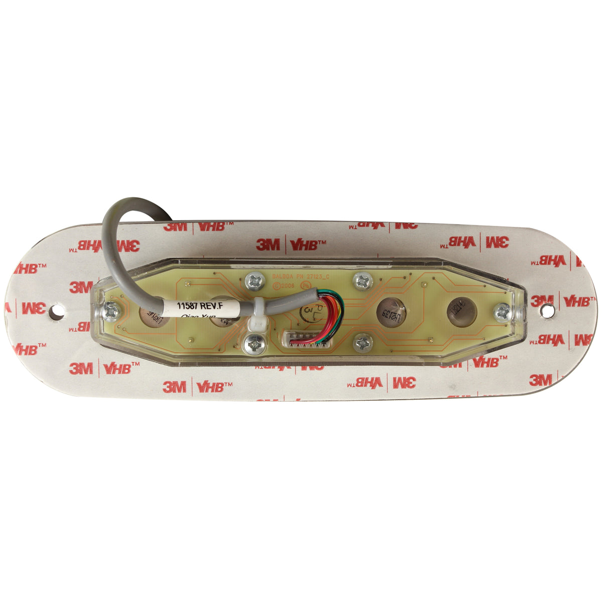 Auxiliary Topside, BWG, Genuine AX40, w/o Overlay, 6-Pin Molex