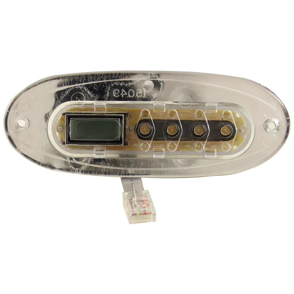 Topside Only, BWG Genuine VL240, 4 Button, Clear, w/o Overlay