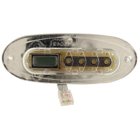 Topside Only, BWG Genuine VL240, 4 Button, Clear, w/o Overlay