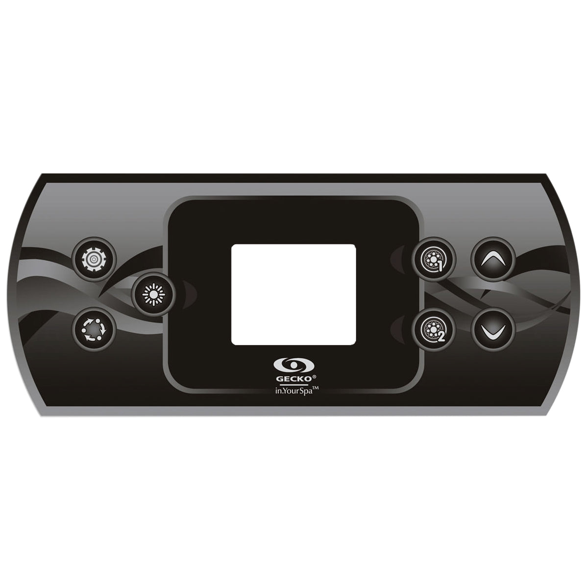 Overlay, Gecko in.k500, 7 Btn, Settings, Lt, Mode, P1, P2, Up, Down