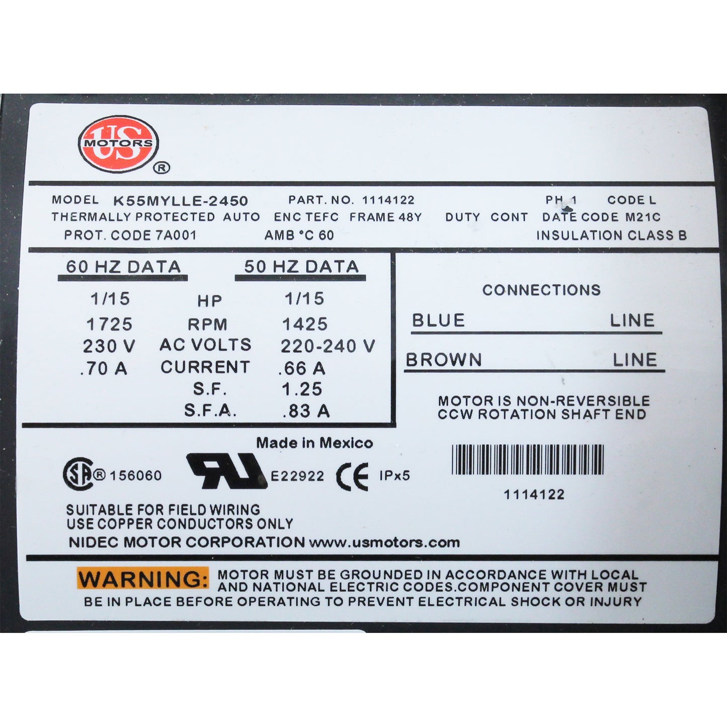 Baptismal Equipment System, HQ BES-55, 230v, 5.5kW, 1/8hp