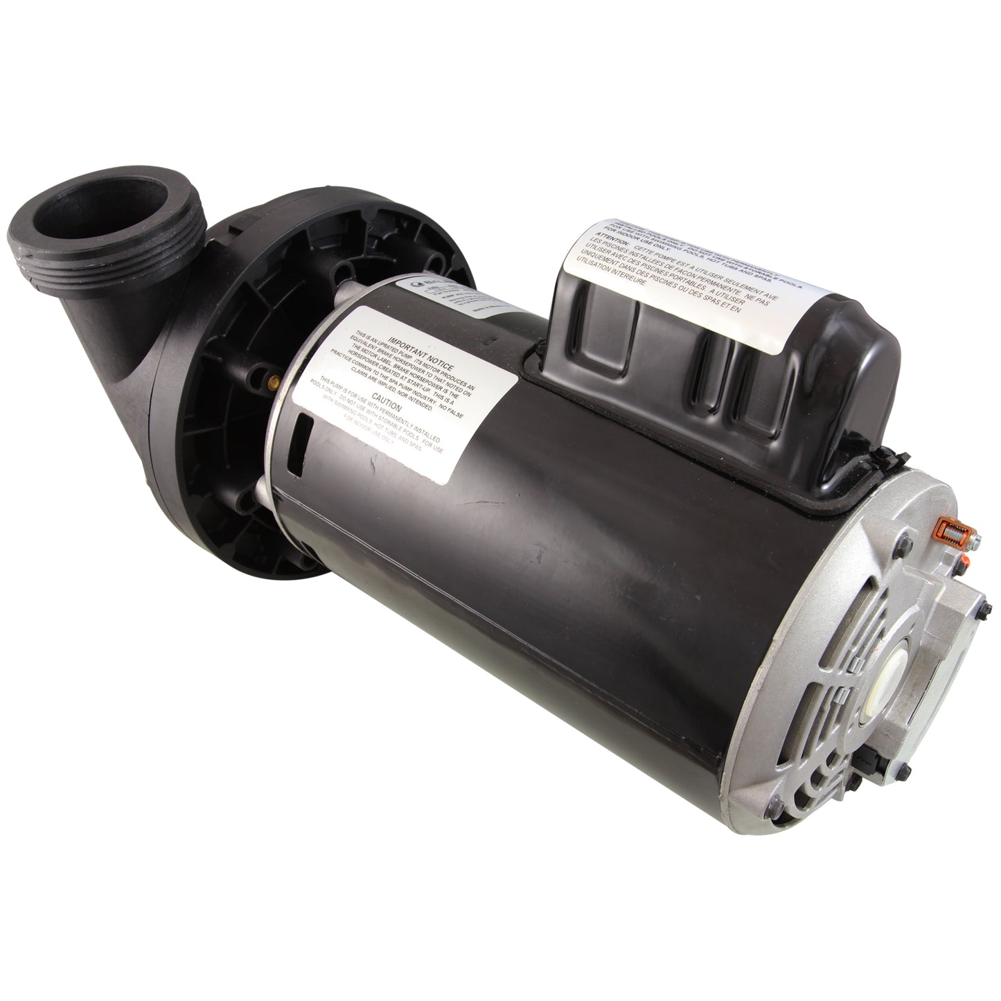 Pump, Balboa, 115V, 1.5HP, 2-Spd, 13.6A/3.6A, 2", Bracketless