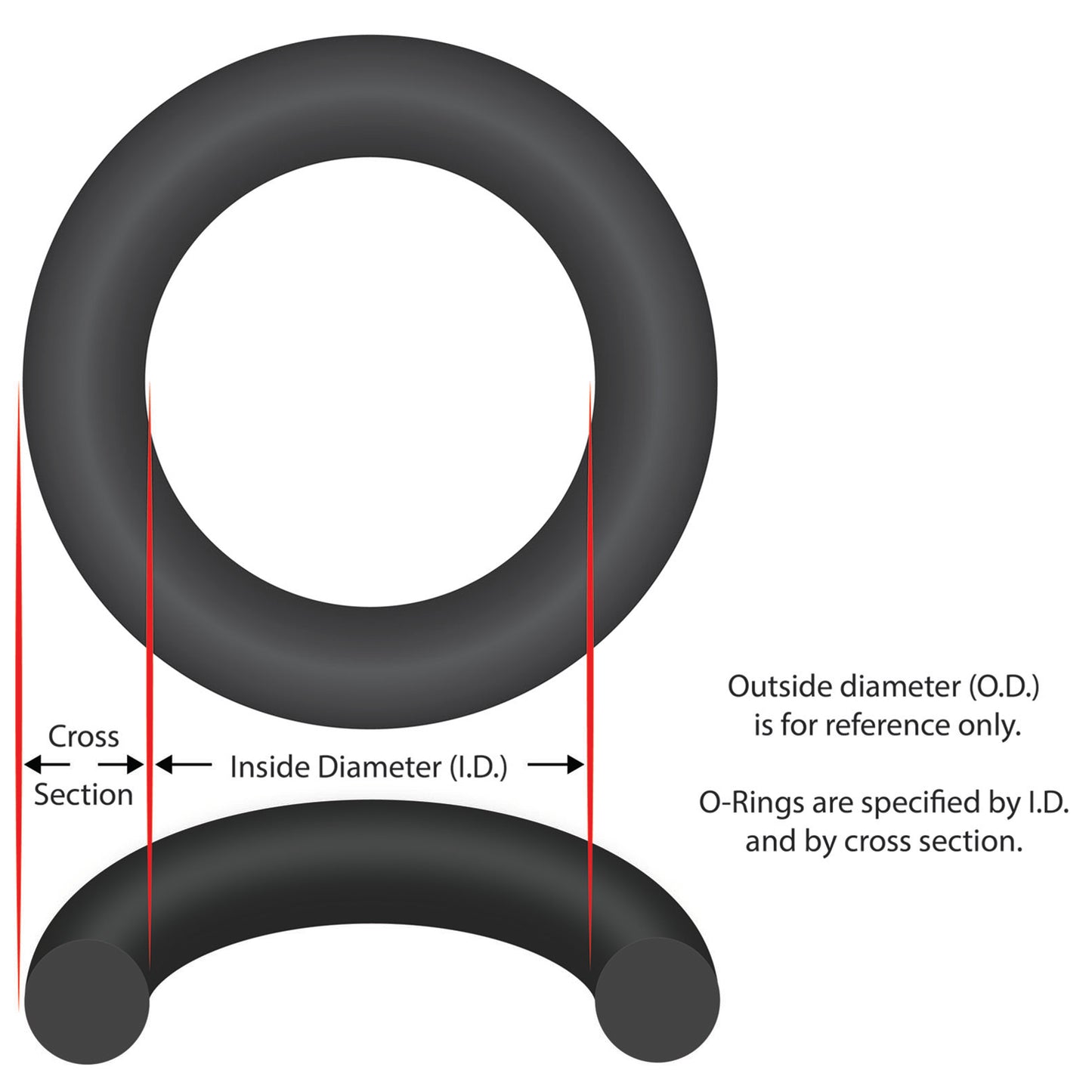 O-Ring, Pentair, Compool, 5/16"ID, Temp Sensor