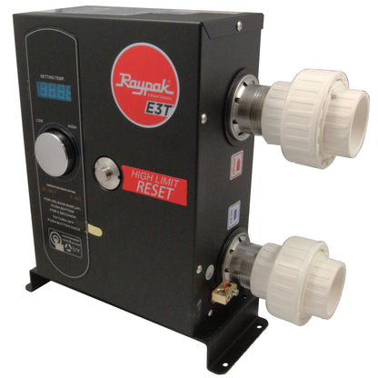 Digital Electric Heater, Raypak E3T, 1.5" mpt, 230v, 5.5kW