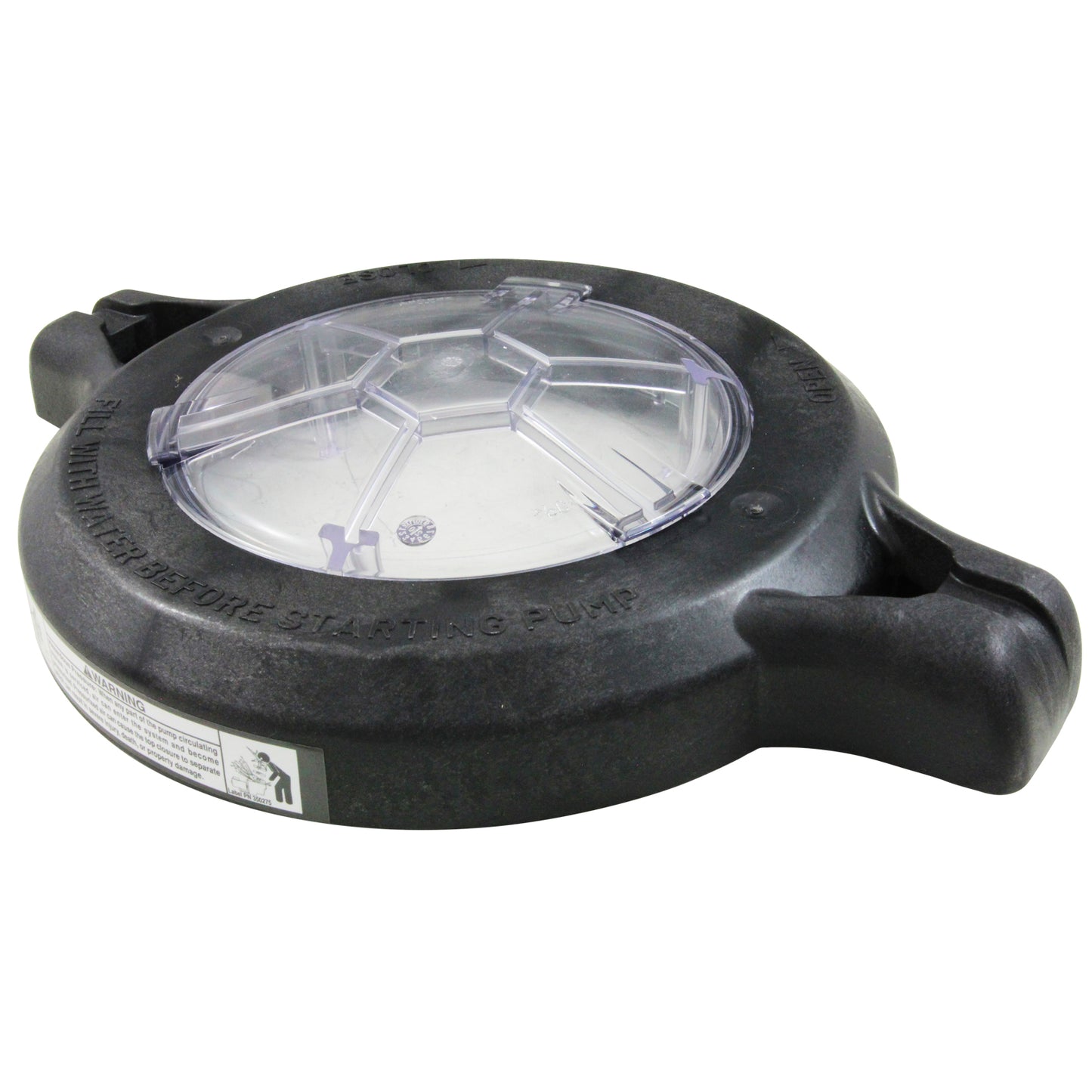 Trap Lid Assembly, Pentair IntelliPro3 VSF, Black