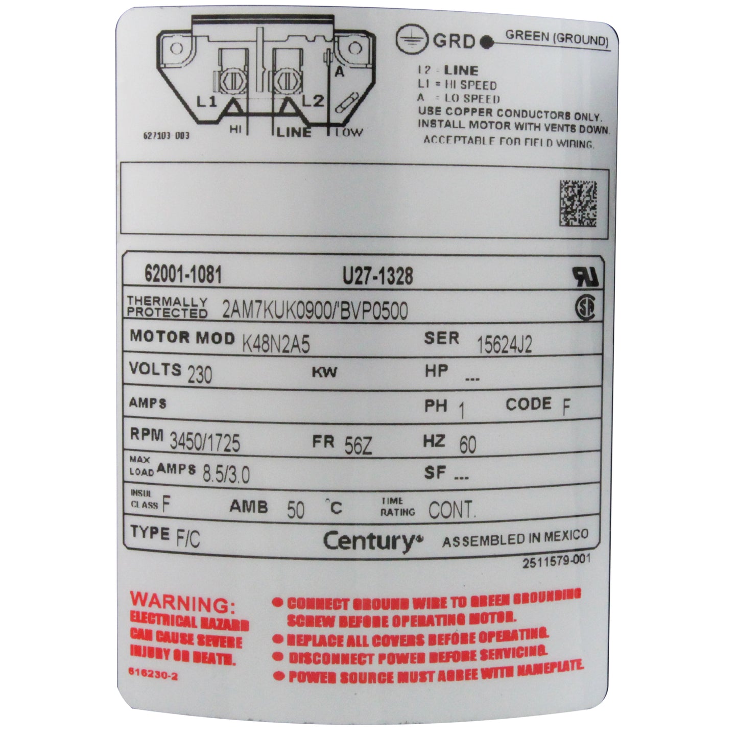 Pump, BWG Sta-Rite Dura-Jet, 2.0hp, 230v, 2-Spd, 2", OEM