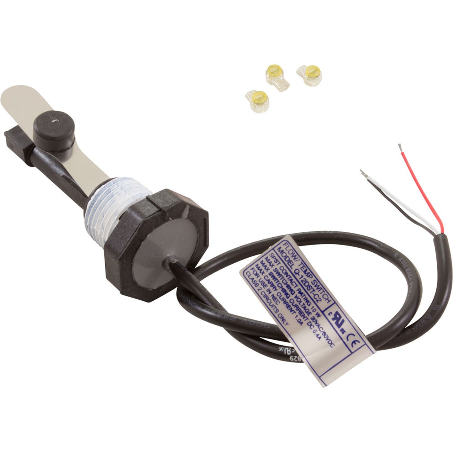 Flow Switch, Pentair IChlor, 1/2" Male Pipe Thread, Three Wire