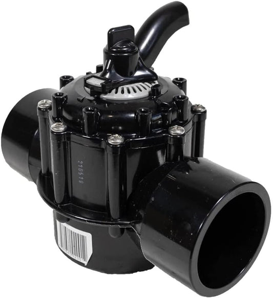 Diverter Valve, 2.5In S X 3In Sp, 2-Way, Black