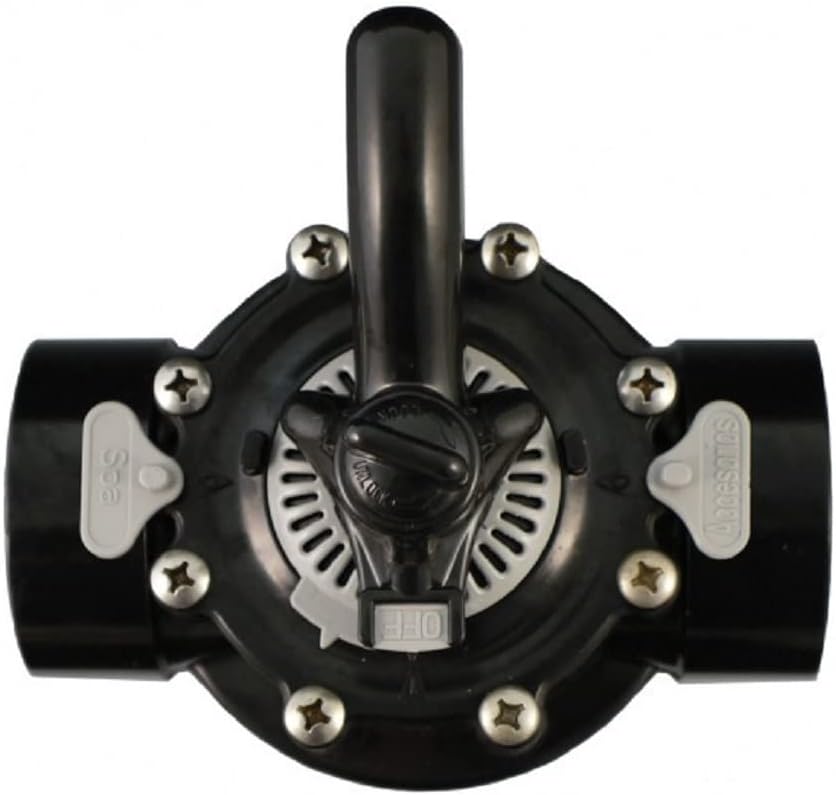 Diverter Valve, 2.5In S X 3In Sp, 2-Way, Black
