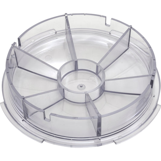 Lid, Pentair EQ Series, Hair/Lint Strainer, Clear