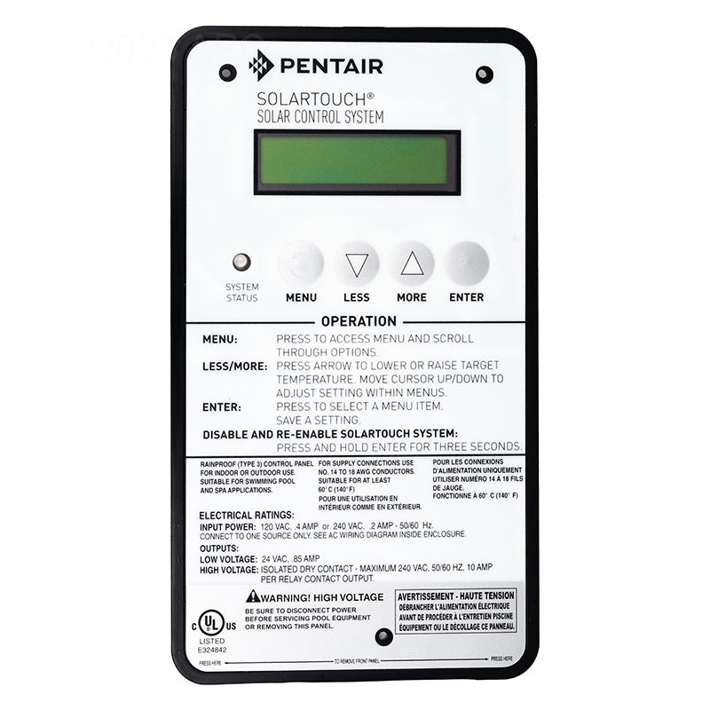 Control Panel, Solartech Replacement, 521604