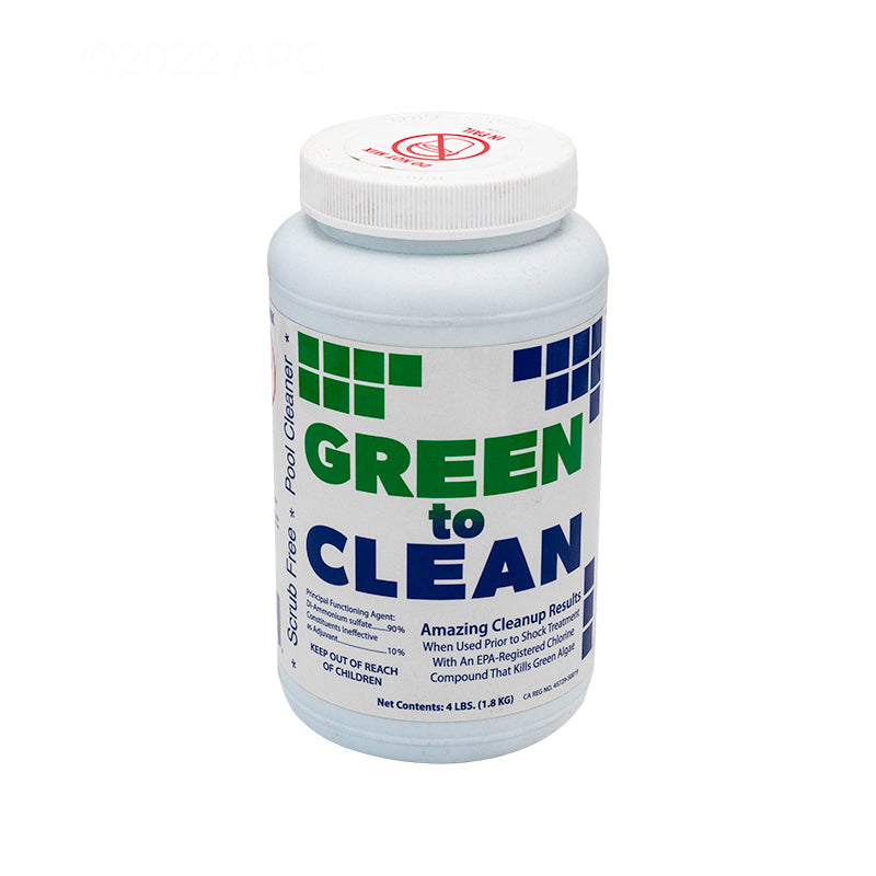Coral Seas Green to Clean Pool Algae Remover, 4 lb Single Container (17644)