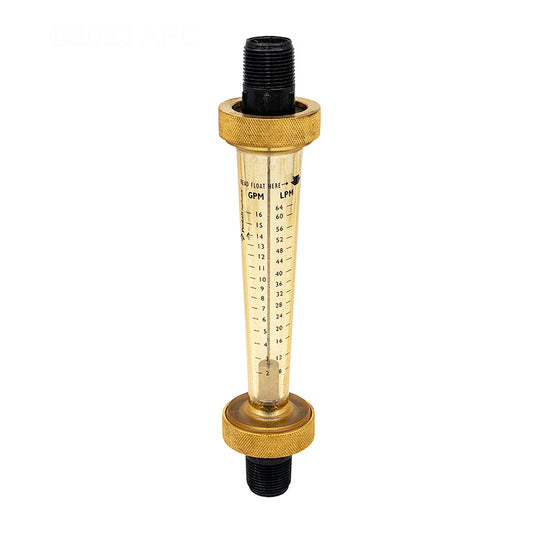 .75in Flowmeter, Nylon, Threaded End, Pentair, LDF359N