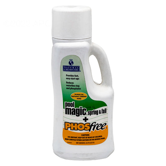 15141NCM, Pool Magic w/Phosfree, 1 Liter, Natural Chemistry