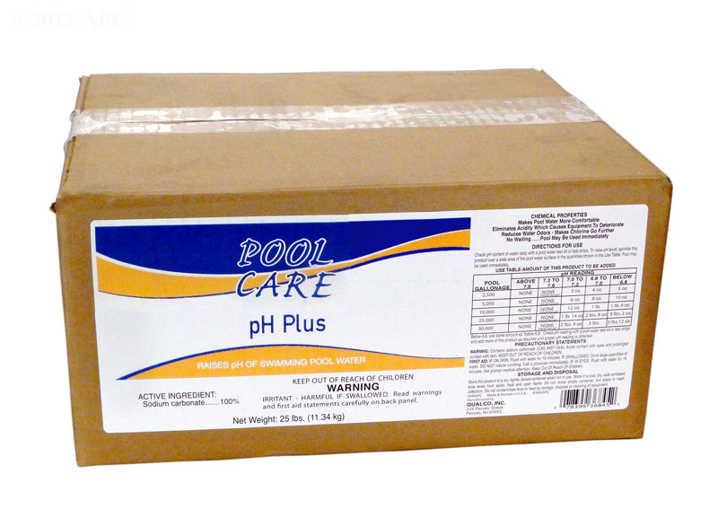 25 Lb pH Plus Pool Care, Qualco, A55327