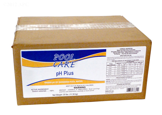 25 Lb pH Plus Pool Care, Qualco, A55327