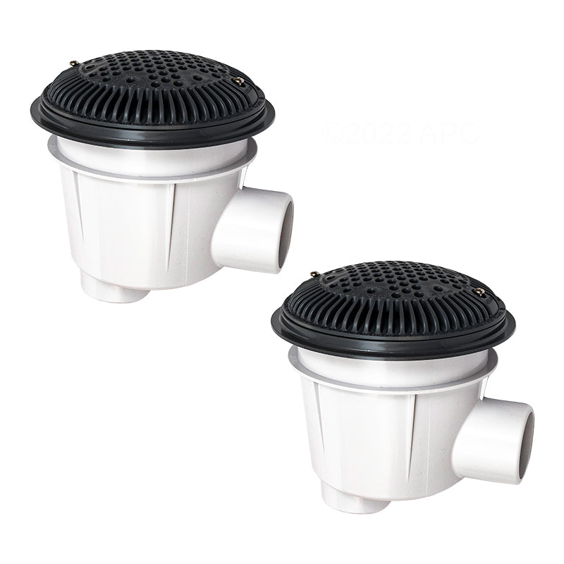 Main Drain, Concrete, Dark Grey, 2 Pack, WG1154SDGRPAK2