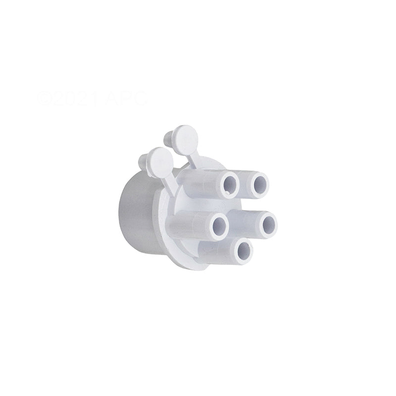 Waterway Manifold, 1in SPG x Five 3/8in Barb Ports, 672-4100B