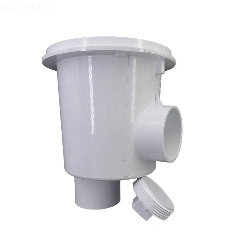 8in Deep Sump Body, Concrete, 2 1/2in, White, 6742610