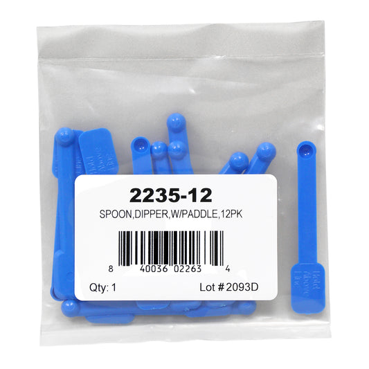 Dipper Spoon, Powder Vial, Paddle Handle, 2235-12