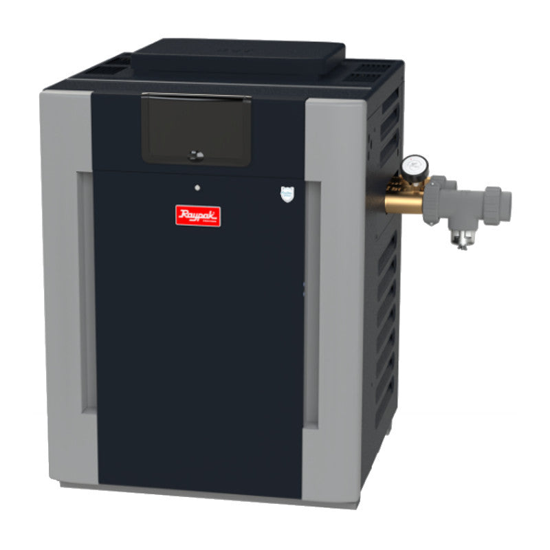 Raypak 406K BTU ASME Natural Gas Commercial Pool Heater (BR406AENX)