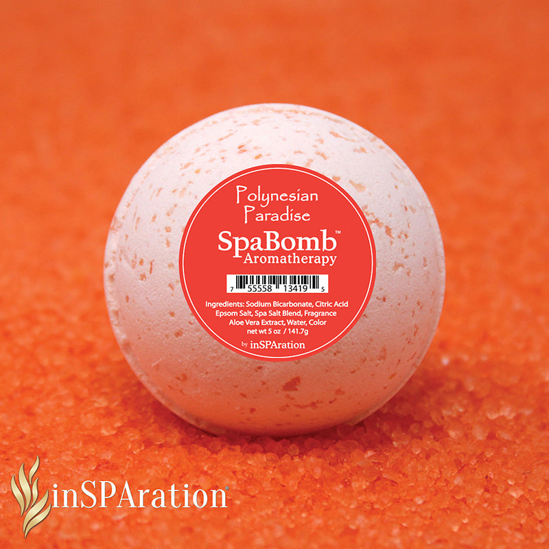 InSPAration Polynesian Paradise SpaBomb - 5oz Aromatherapy for Spas & Baths