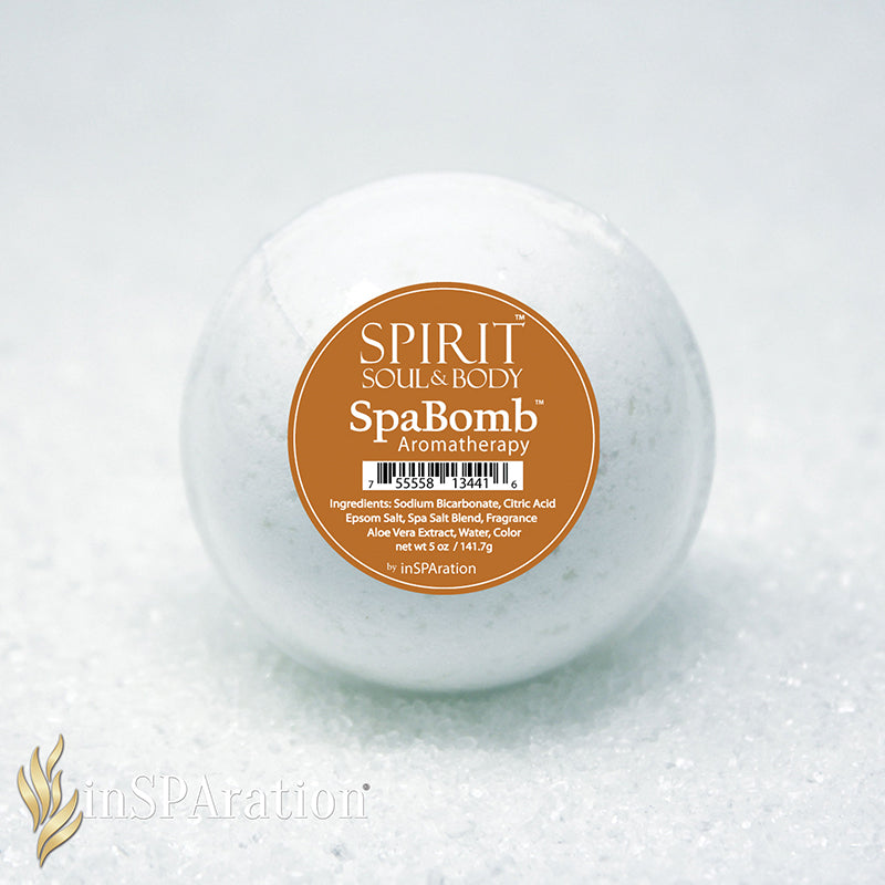InSPAration 5 oz Spirit Soul & Body SpaBomb - Aromatherapy Bath Bomb