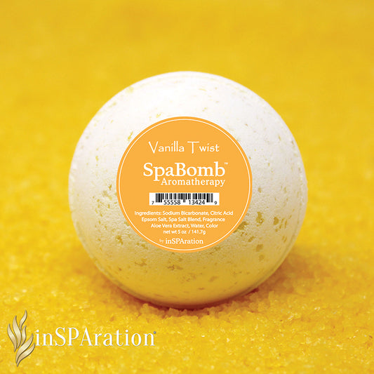 5 oz InSpa Spabomb, Vanilla Twist, 764-SB