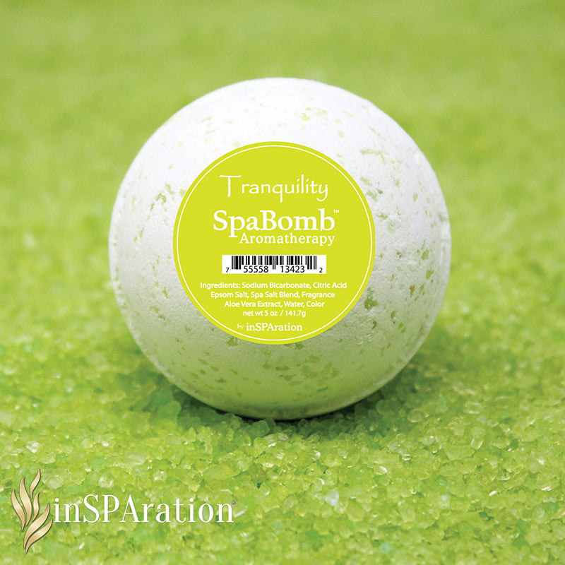 InSPAration Tranquility SpaBomb - 5oz Aromatherapy for Spas & Baths