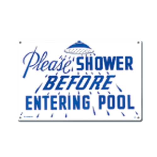 Sign, 'Please Shower', 40320