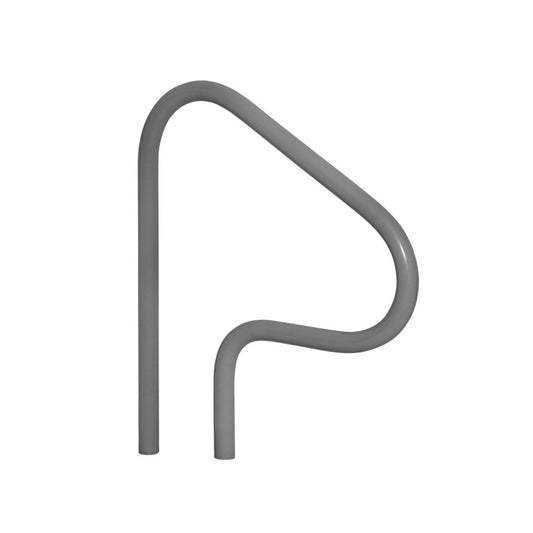 P-326-RTD-GG, 26In 3 Bend Figure 4 Handrail, Graphite Grey