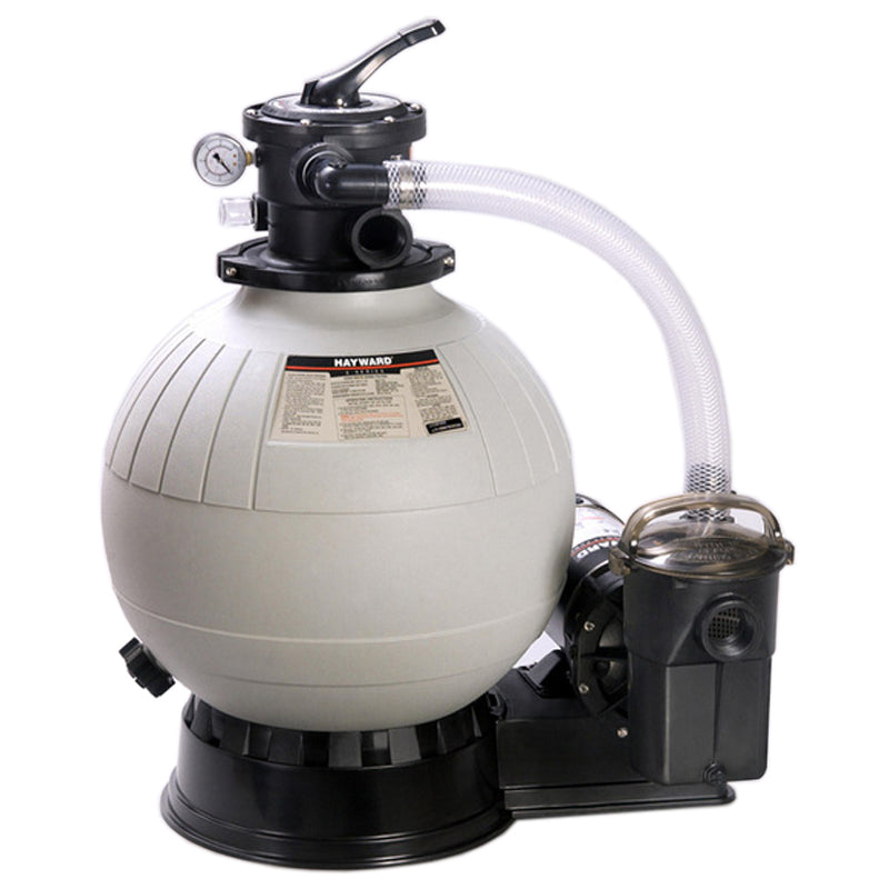 Hayward E100 Sand Filter w/ 1 HP PFLO Pump, 19IN, E1001542S