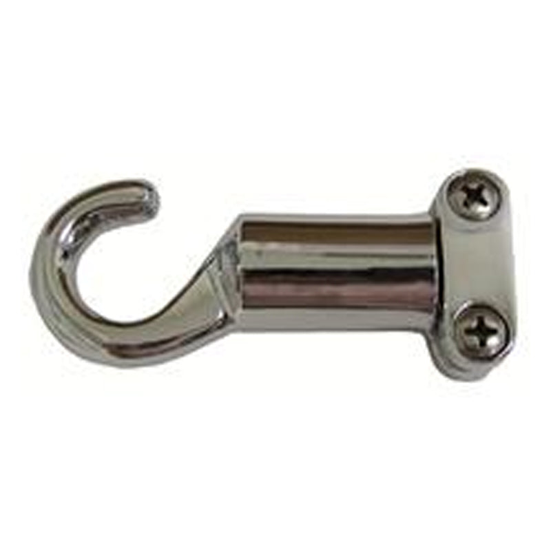 Rope Hook CP Brass Cleat, 3/8in, AGHP52