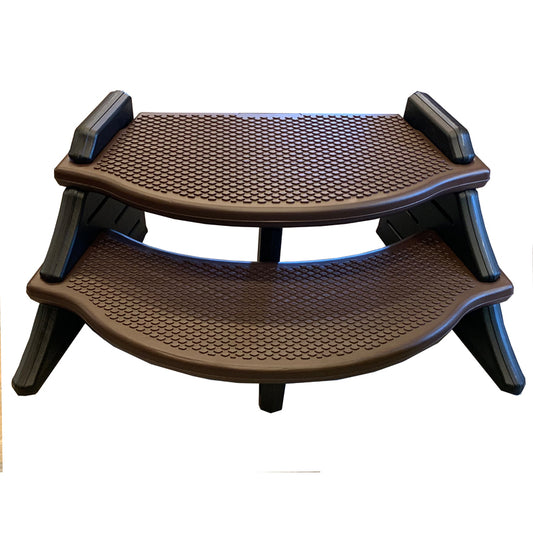7-01-ESS-E, Edge Spa Step, Espresso, 40In W X 23In D X 16In H