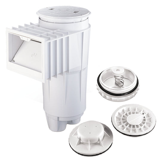 506370, Bermuda IG Skimmer, Gunite White, Pentair, 2In SKT PVC