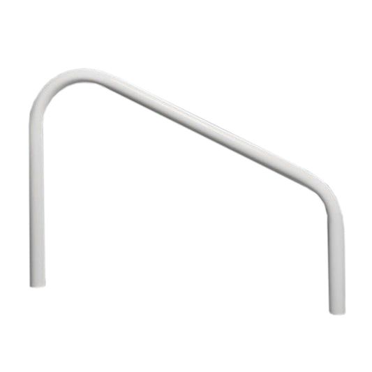 Deck Mounted 2 Bend 40In Handrails, White, DR-240-W