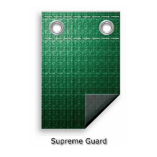Swimline SupremeGuard 20' x 40' Right Step In-Ground Solid Winter Cover, Green, CO122545RS
