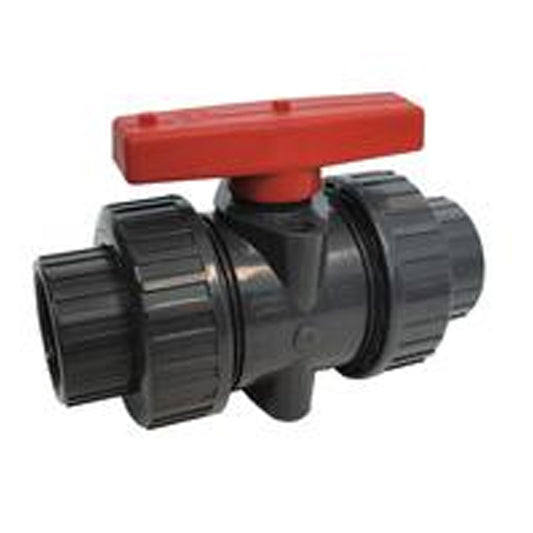 2.5in Skt True Union Ball Valve, PVC, EPDM, ITUV250SE