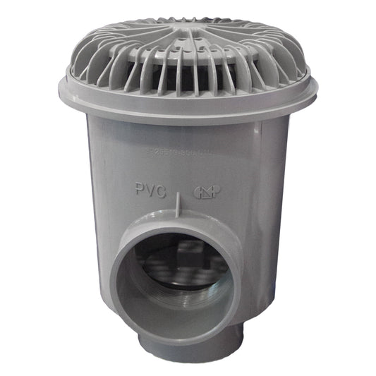 Large Gunite Main Drain, Gray, 2.5in, 25513261000