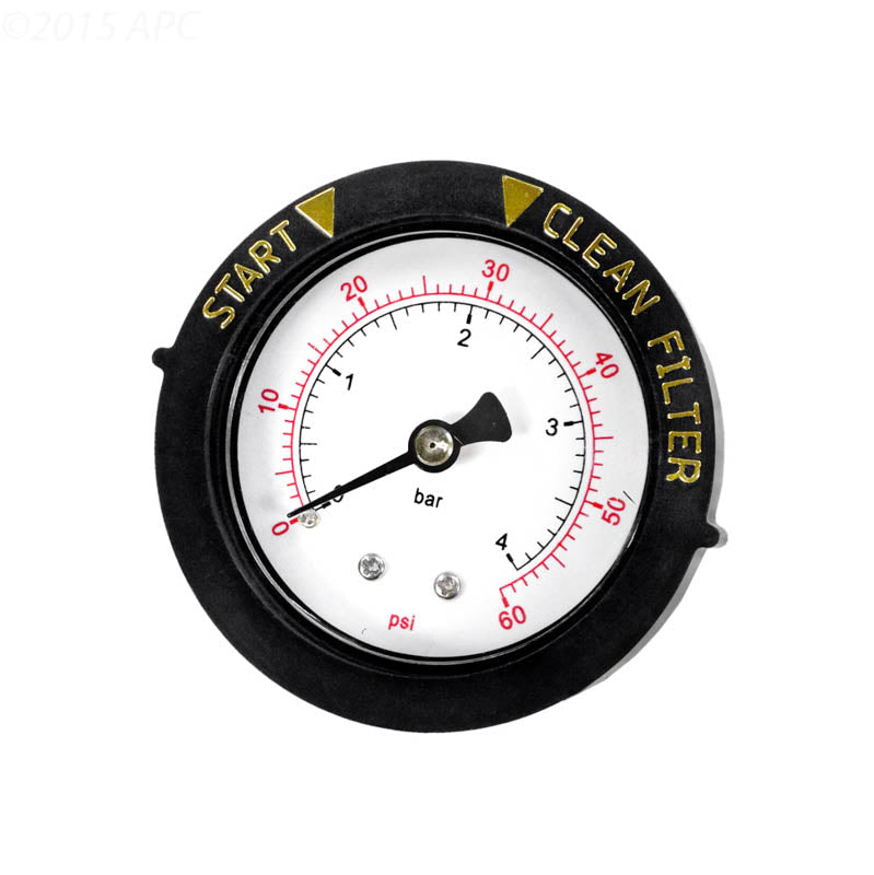 Back Mount Pressure Gauge, PG3024B, 190059Z