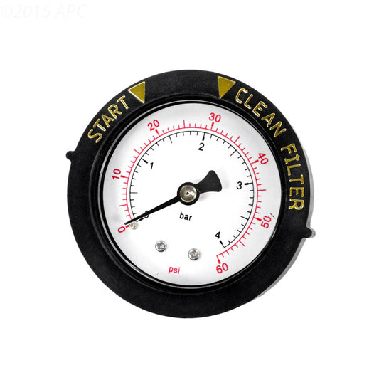 Back Mount Pressure Gauge, PG3024B, 190059Z