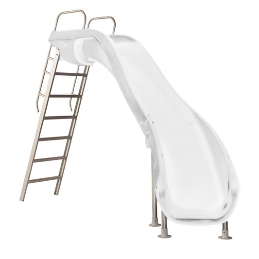 Rogue 2 Pool Slide, White, Left, 610-209-5822