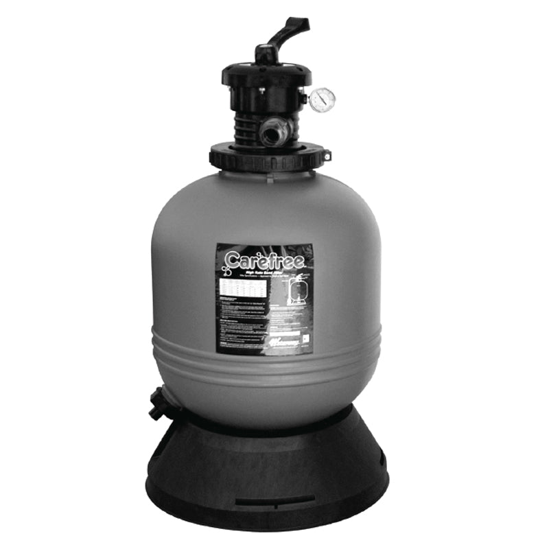 Waterway Carefree Oval Sand Filter, 26 Inch, Black, FS02629