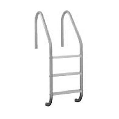 4 Tread 24in Economy IG Ladder, Stainless Steel, VLLS-104S
