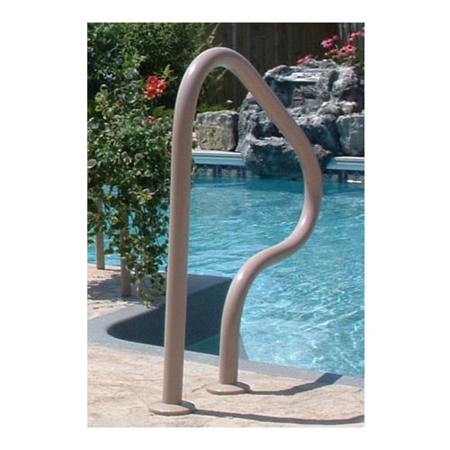 P-326-RTD-W, Return To Deck White Handrail