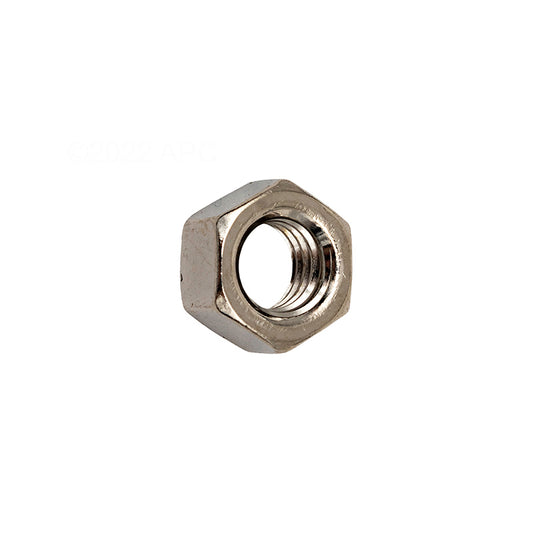 Nut, 3/8-16, Brass, Nickel Plated, 071403Z