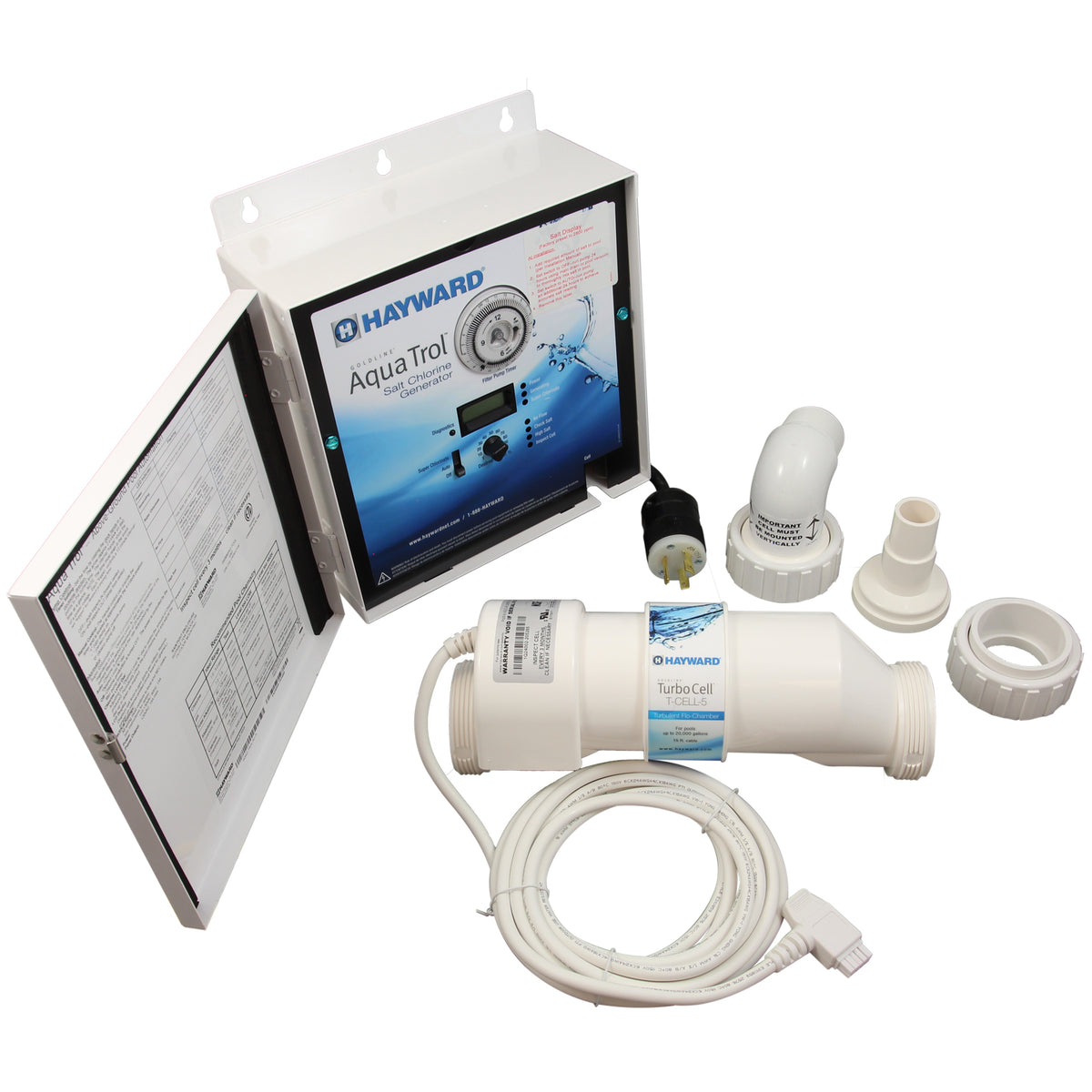 Hayward W3AQ-TROL-RJ-TL AquaTrol Salt System Above Ground Pool 18,000 Gallons