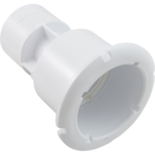 Wall Fitting, Waterway Mini Storm Gunite, Thread-In, White
