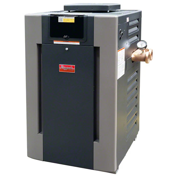 406K BTU ASME Pro Heater, Bronze/Cupro Nickel, Raypak, 017414