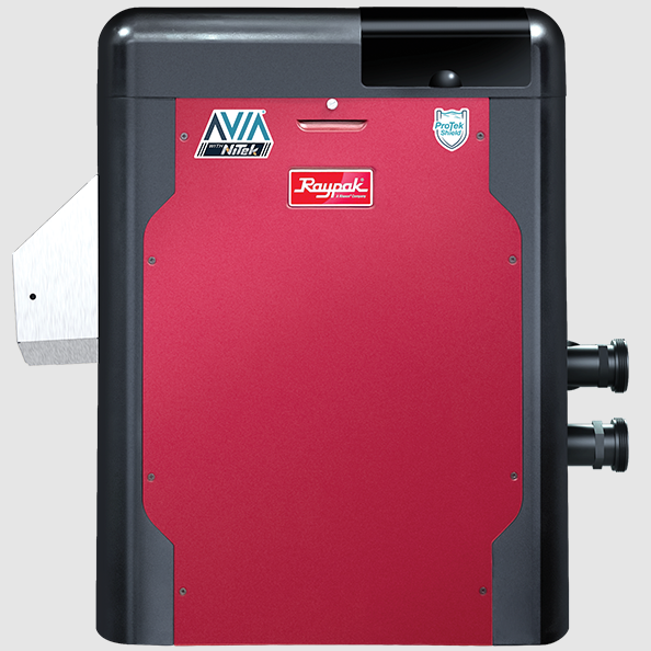 Raypak Avia HD 400,000 BTU Low NOx Propane Pool Heater w/ NiTek – PR404AEPN